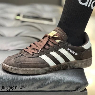 کتونی زنانه آدیداس Spezial قهوه ای تیره