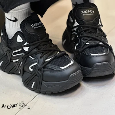 کتونی زنانه بالنسیاگا بندی مشکی