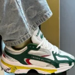 کتونی مردانه لاگوست سفید سبز