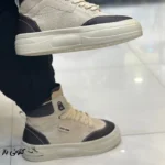 کتونی زنانه میو میو کرم قهوه ای ساقدار