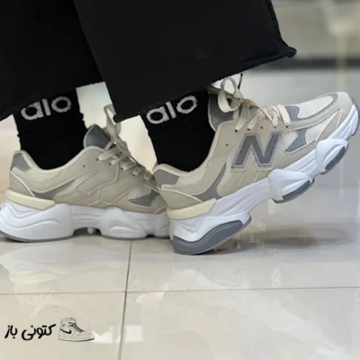 کتونی زنانه نیوبالانس ۹۰۶۰ کرم طوسی سایز ۳۷ تا ۴۰