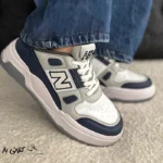 کتونی مردانه نیوبالانس فشن طوسی سرمه ای