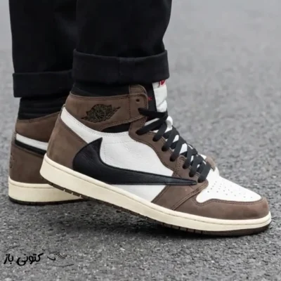 کتونی نایک جردن ۱ ترویس اسکات ساقدار