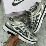 کتونی مردانه نایک P6000 سفید مشکی ANA