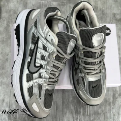 کتونی مردانه نایک P6000 سفید مشکی ANA