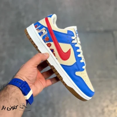 کتونی نایک مردانه SB آبی و قرمز