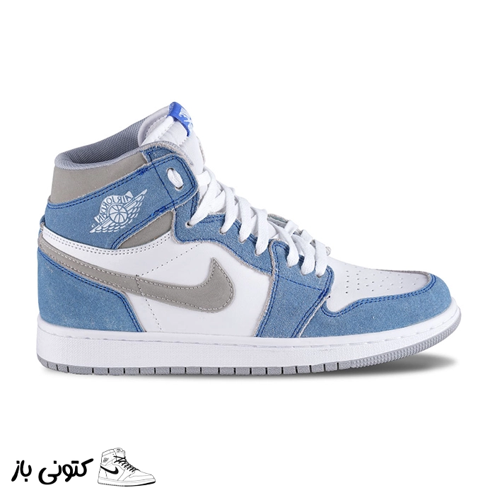 کتونی جردن وان ابی سفید ساقدار کتونی جردن وان ابی سفید ساقدار - تصویر 1