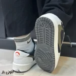 کتونی زنانه نایک ترویس سفید مشکی - تصویر 4