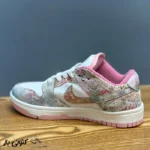 کتونی زنانه نایک جردن ۱ دراگون صورتی سفید - تصویر 3