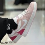 کتونی زنانه نایک جردن ۱ صورتی - تصویر 2