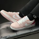 کتونی زنانه نایک جردن ۱ صورتی - تصویر 3