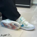 کتونی زنانه نایک دراگون سفید سبز - تصویر 4