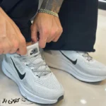 کتونی مردانه نایک Zoom X سفید طوسی - تصویر 2