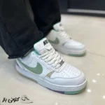 کتونی مردانه نایک ایرفورس سفید سبز - تصویر 3