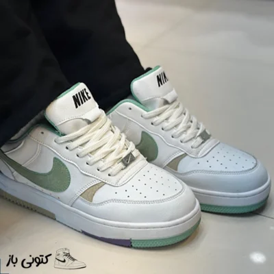 کتونی مردانه نایک ایرفورس سفید سبز