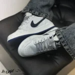 کتونی مردانه نایک ترویس LV سفید آبی - تصویر 3