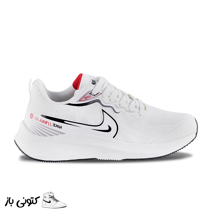 کتونی نایک ایرزوم سفید مردانه - کتونی نایک ایرزوم سفید مردانه - تصویر 1