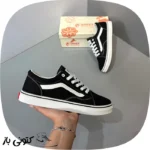 کتونی ونس اولد اسکول(vans old skool) مشکی سفید