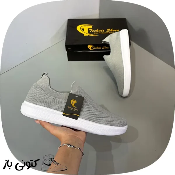 کتونی ونس جورابی مردانه طوسی