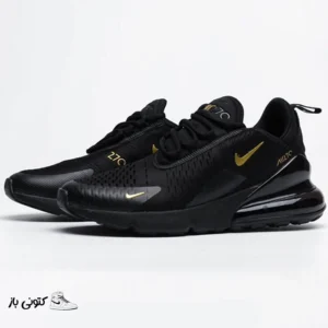 کتونی خارجی یونیسکس نایکی ایرمکس 270 Nike Air Max مشکی طلایی