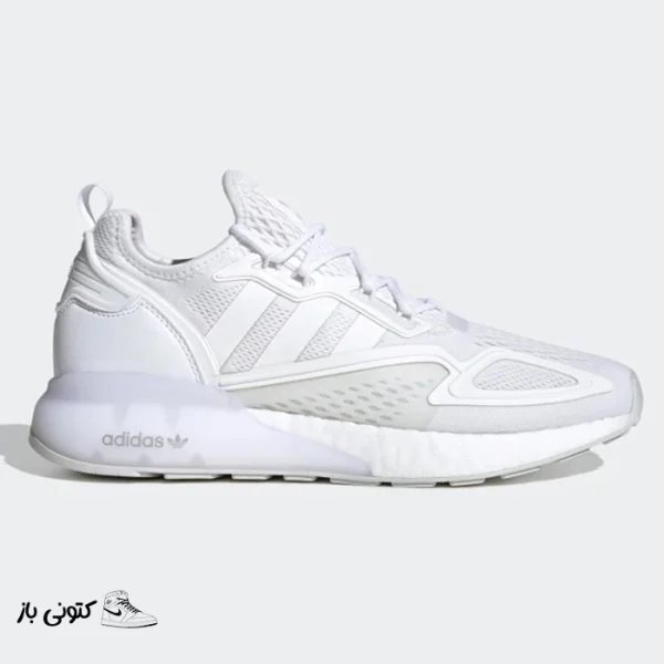 کتونی خارجی یونیسکس آدیداس زد ایکس 2k بوست Adidas zx 2k Boost سفید