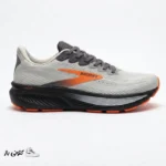 کتونی خارجی مردانه بروکس گوست 17 طوسی نارنجی Brooks Ghost 17 Oyster Orange 110442-1D-048