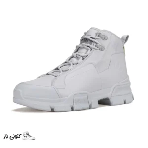کتونی خارجی نیم بوت مردانه هامتو طوسی روشن مدل HUMTTO 250072 humtoo bright grey boots for men
