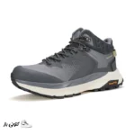 کتونی خارجی کوهنوردی مردانه هامتو طوسی مدل HUMTTO 260987A humtoo grey boots for men
