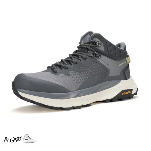 کتونی خارجی کوهنوردی مردانه هامتو طوسی مدل HUMTTO 260987A humtoo grey boots for men