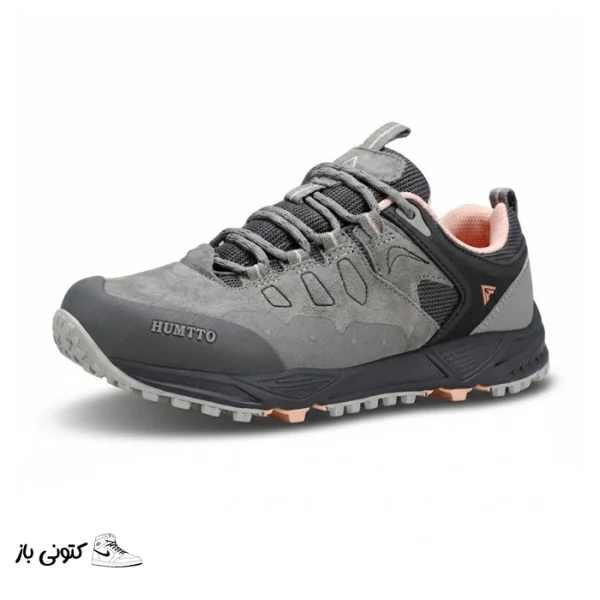 کتونی خارجی زنانه هامتو طوسی صورتی مدل HUMTTO 350420B-3 humtto sneakers for women grey pink
