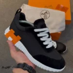 کتونی خارجی مردانه هرمس بونسینگ مشکی HERMES BOUNCING