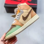کتونی خارجی مردانه نایک ایر جردن وان وودو Jordan 1 High OG Zion Williamson Voodoo - تصویر 5