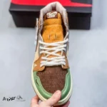 کتونی خارجی مردانه نایک ایر جردن وان وودو Jordan 1 High OG Zion Williamson Voodoo - تصویر 4