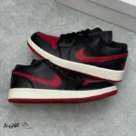 کتونی خارجی زنانه نایک جردن وان لو Jordan 1 Low Bred Sail Women’s