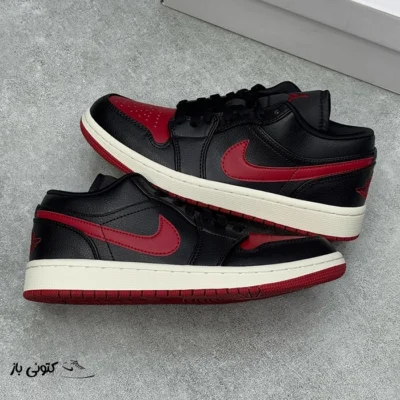 کتونی خارجی زنانه نایک جردن وان لو Jordan 1 Low Bred Sail Women’s