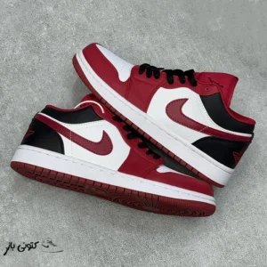 کتونی خارجی مردانه نایک جردن وان لو ریورس بلک تو Jordan 1 Low Reverse Black Toe