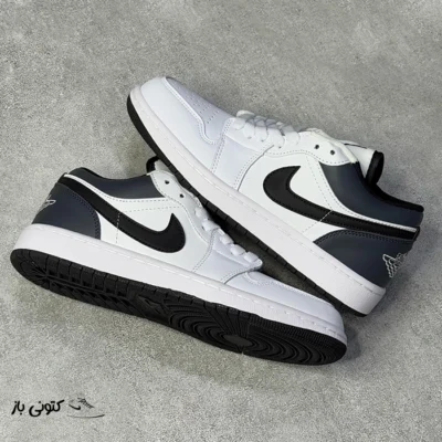 کتونی خارجی یونیسکس نایک جردن وان لو Jordan 1 Low White Black