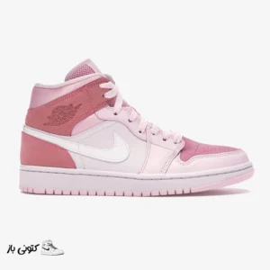 کتونی خارجی زنانه نایک ایر جردن وان Jordan 1 Mid Digital Pink