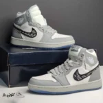کتونی خارجی مردانه نایک جردن وان دیور Jordan 1 Retro High Dior