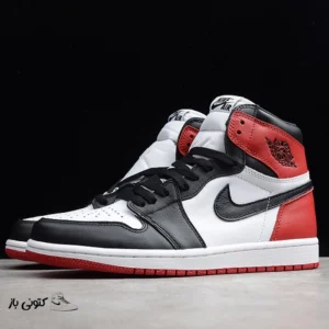کتونی خارجی یونیسکس نایک ایر جردن وان Jordan 1 Retro High Satin Black Toe