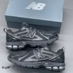 کتونی خارجی مردانه نیوبالانس 1906R مشکی New Balance 1906R Black Grey - تصویر 3