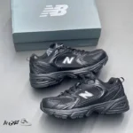 کتونی خارجی یونیسکس نیوبالانس 530 مشکی New Balance 530 Black - تصویر 3
