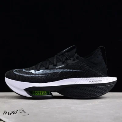 کتونی خارجی مردانه نایک زوم آلفافلای نکست Nike Air Zoom Alphafly Next% 2 BLACK WHITE