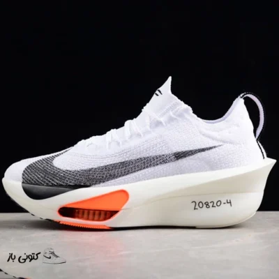 کتونی خارجی مردانه نایک زوم آلفافلای نکست Nike Air Zoom Alphafly Next% 3 Prototype سفید نارنجی