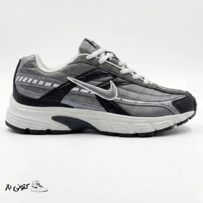 کتونی خارجی یونیسکس نایک اینیشیتور نقره‌ای خاکستری مشکی سفید Nike Initiator Anthracite Metallic Cool Grey IB3083-001