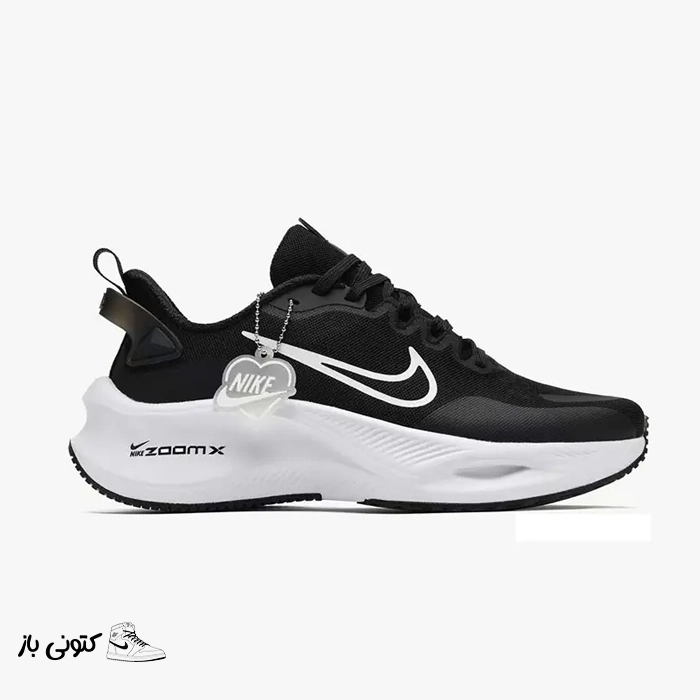 Nike Zoom X Smiley 2025 Unisex Outdoor Sneakers Black کتونی خارجی یونیسکس نایک زوم ایکس اسمایلی 2025 مشکی - تصویر 1