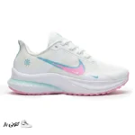 کتونی خارجی زنانه نایک زوم ایکس سفید آبی صورتی روشن Nike Zoom X sneakers for women