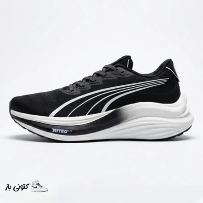 کتونی خارجی مردانه پوما مگ مکس نیترو مشکی سفید PUMA MagMax Nitro Black White 310088-01