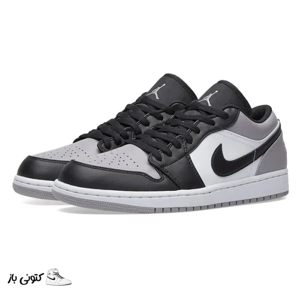 کتونی خارجی یونیسکس نایک ایر جردن وان Jordan 1 Low Grey Toe