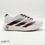 کتونی خارجی مردانه آدیداس آدیزیرو سفید زرشکی خاکستری adidas Adizero Evo SL Texas A&M JQ4566